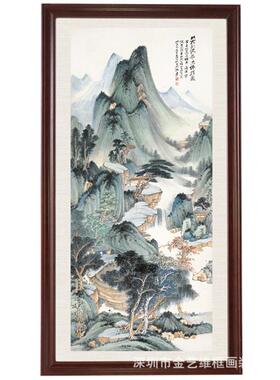 艺术微喷厂家字画装裱名家字画-张大千-仿董g源华阳仙馆图宣纸画