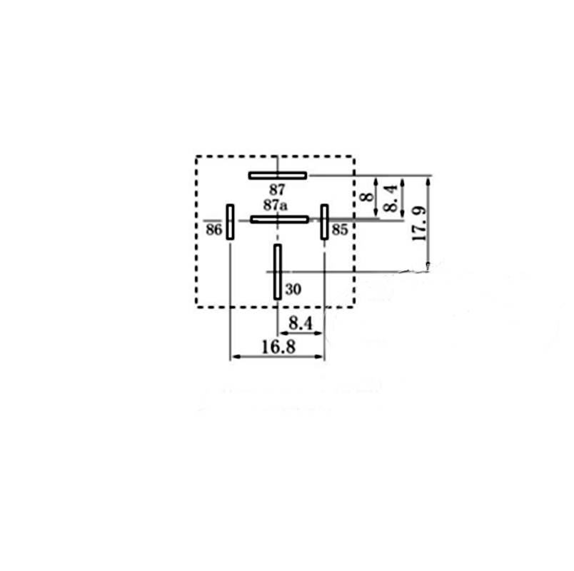 JD1912拆机70A宽脚大电流继电器逆变器配件12v 4脚70A大功率纯铜 - 图1