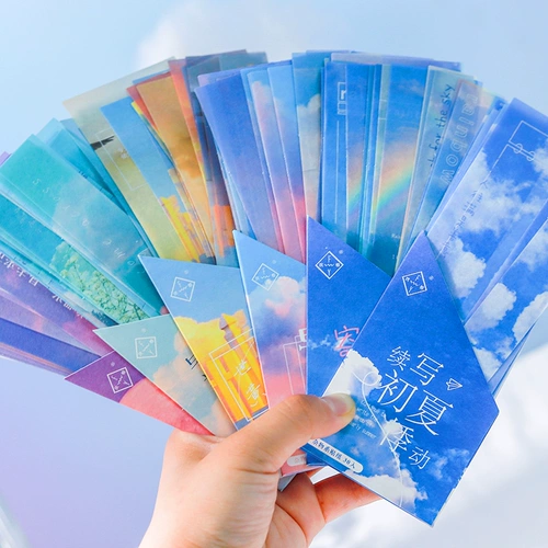 Наклейки для справочника «Разные соли» ins Girl, креативные милые «небесные облака», справочник, чехол для мобильного телефона, декоративные наклейки «сделай сам»