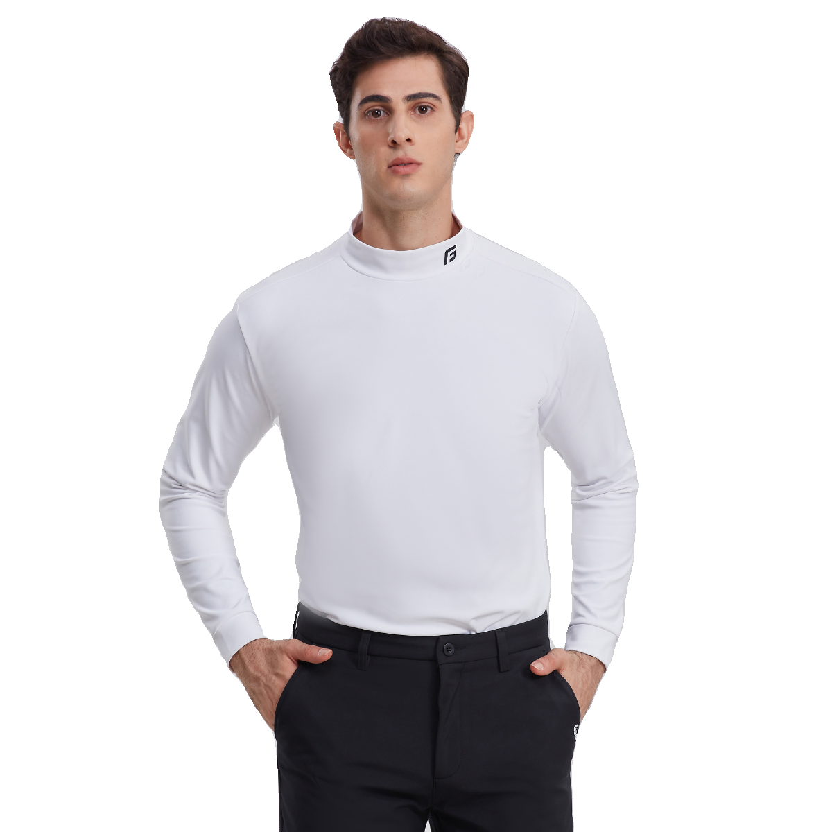 秋冬季高尔夫加绒打底衫保暖衣男T恤golf男装服装男长袖弹力上衣,淘宝优惠券,粉丝福利购,淘宝优惠卷