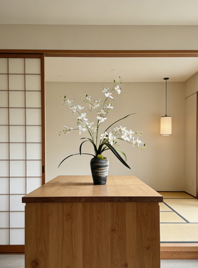 楼夏家仿真兰花盆景家居装饰