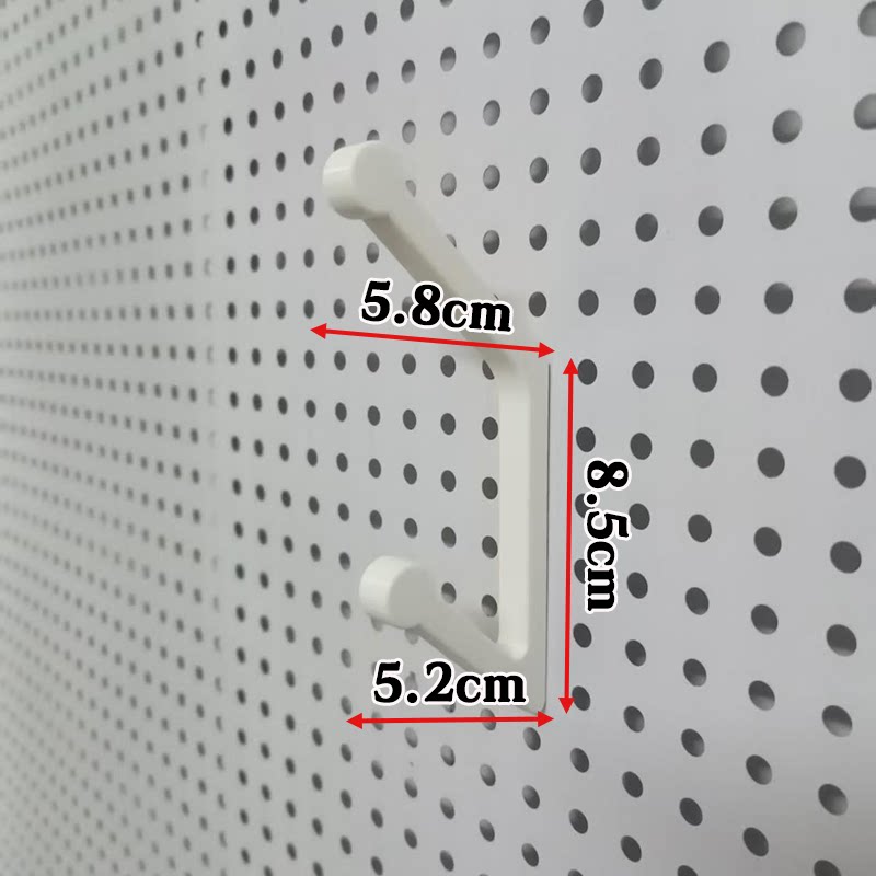 Round hole hole plate accessories storage clothes and hat hooks tie bag rack 16 25 26 30 hole distance