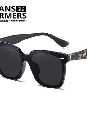 新款2020猿人头太阳镜迷彩框潮款