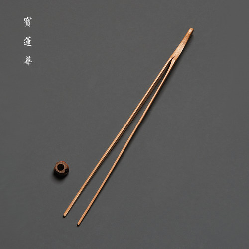 老竹夹茶叶夹 专用茶道清理竹茶夹 茶盘茶渣清除夹子六君子零配件 - 图1
