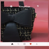 Демисезонная сумка для телефона с бантиком, универсальная небольшая сумка, брендовая милая сумка через плечо, 2020