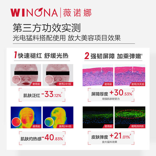 【圣诞礼物】薇诺娜311屏障水乳套装 院线级修护特护霜保湿维稳 - 图2
