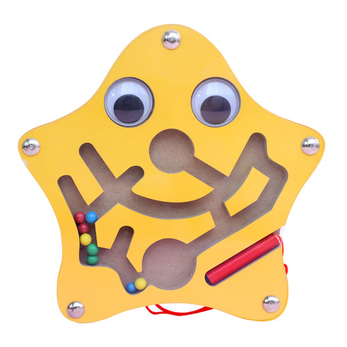 小号磁性力运笔迷宫木制儿童益智力走珠玩具幼儿园生日礼物批发 - 图3