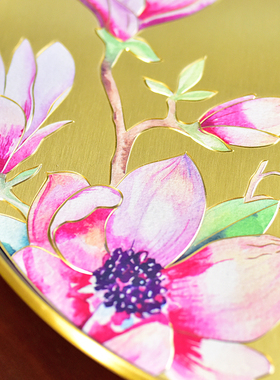 黄铜茶盘干泡茶盘家用茶台