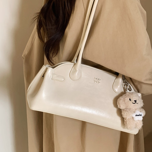 南风Chio2nd 白桃恋语腋下包包女式2026新款小众高级感手提单肩包 - 图1