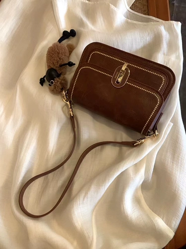 Ретро сумка на одно плечо, осенняя, коллекция 2022