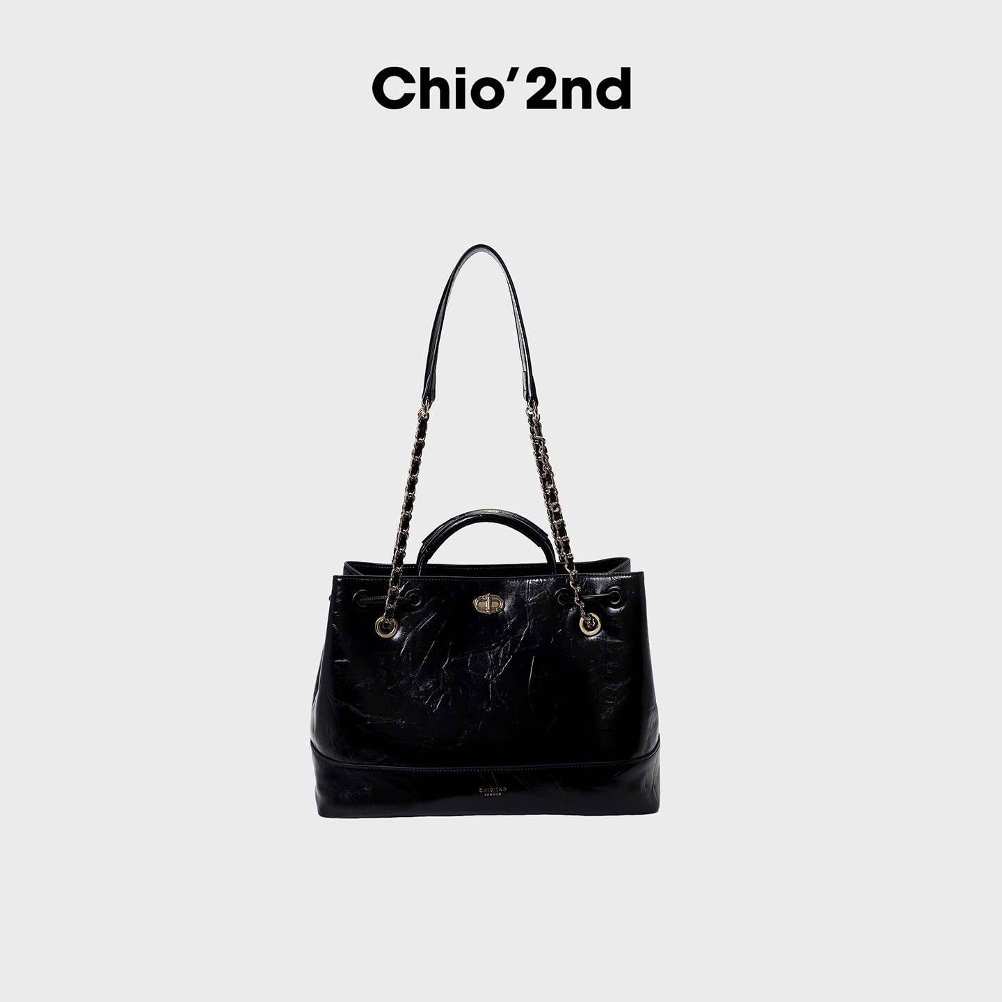 南风Chio2nd 维港薄暮托特包包女款大容量黑色大气手提单肩斜挎包,淘宝优惠券,粉丝福利购,淘宝优惠卷