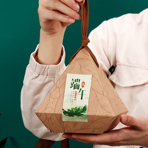 端午节粽子 空盒 包装盒 大号 高档 礼品盒可定制LOGO印刷瓦楞 - 图1