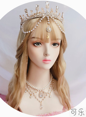 包邮lolita原创超华丽珍珠项链