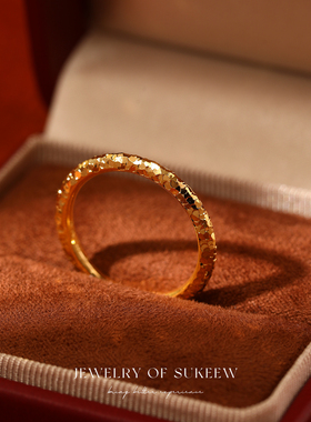 SUKEEW/酥可 「指尖星河」轻奢碎冰冰百搭戒指高级感简约气质指环