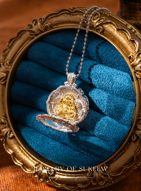 百搭轻奢贝壳佛公锁骨链合金精致