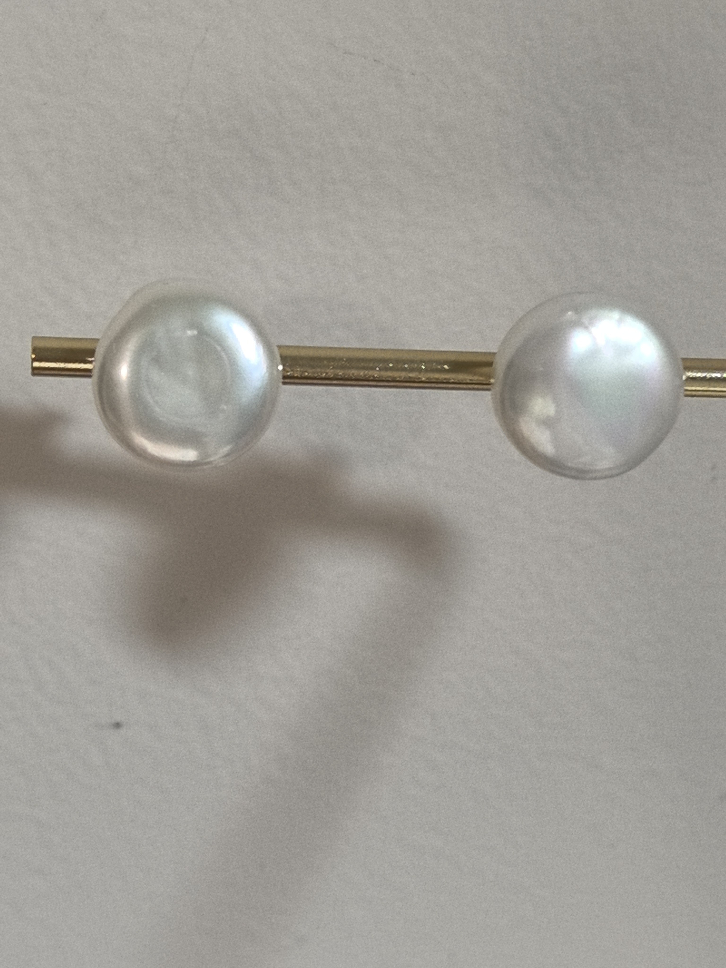 复古即时尚原创设计天然淡水纽扣珍珠耳饰法式优雅极简轻奢,淘宝优惠券,粉丝福利购,淘宝优惠卷