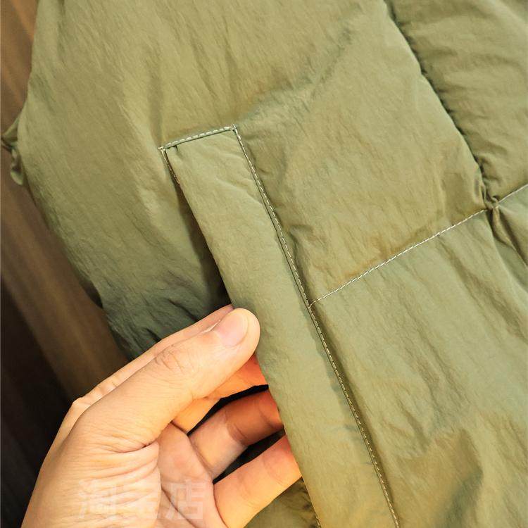 日系复古简约！柜600+！秋冬男士纯色蓬松绗棉保暖无袖棉马甲外套,淘宝优惠券,粉丝福利购,淘宝优惠卷