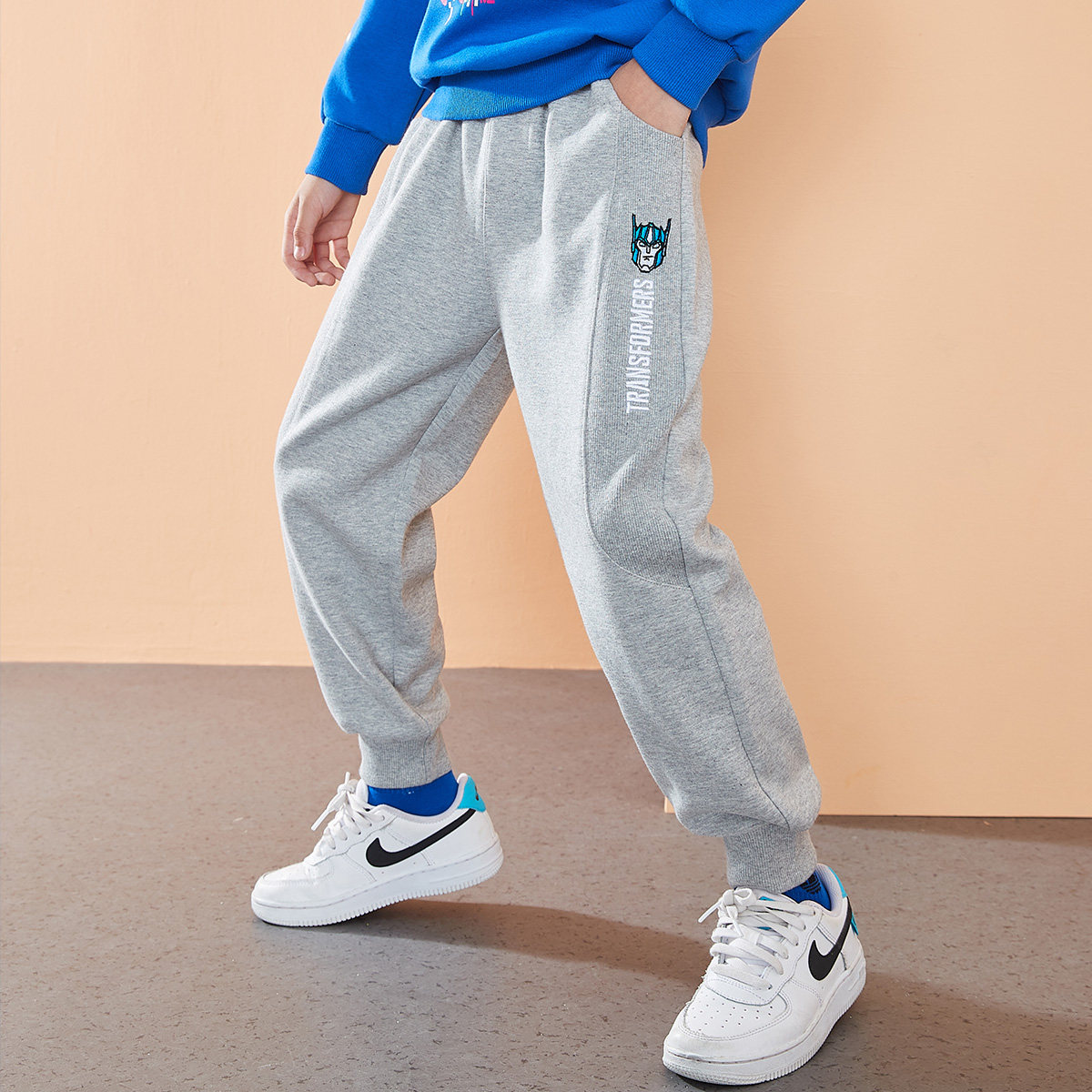 一贝皇城童装春秋款2021 ip男童裤子 一贝皇城裤子