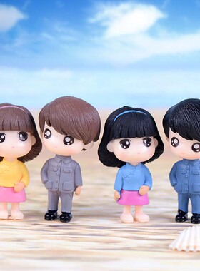 创意微景观情侣摆件盆景DIY材料多肉装饰摆件园艺装饰品摆件