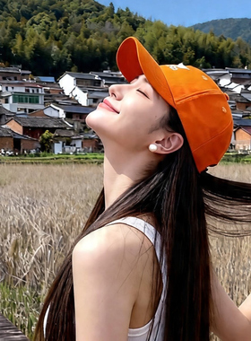 拍照打卡抢镜帽子显白显瘦显脸小
