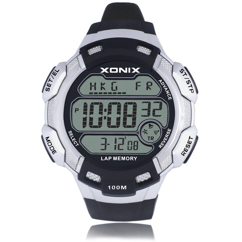 xonix精准欧美潮流大表盘cq电子表 xonix精准国产腕表