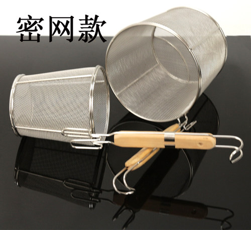 不锈钢粉厘 捞面烫粉烫菜米线粉丝 漏网过滤网麻辣烫漏勺大号粉篱 - 图0