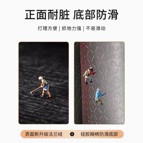 硅胶网格新款入户门地垫地毯高端简约进门脚垫防滑耐脏玄关地毯 - 图3