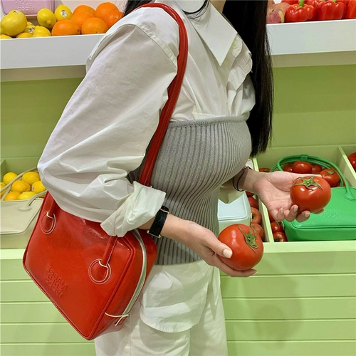 Кожаная сумка на одно плечо для отдыха, сумка подмышку, Южная Корея, изысканный стиль