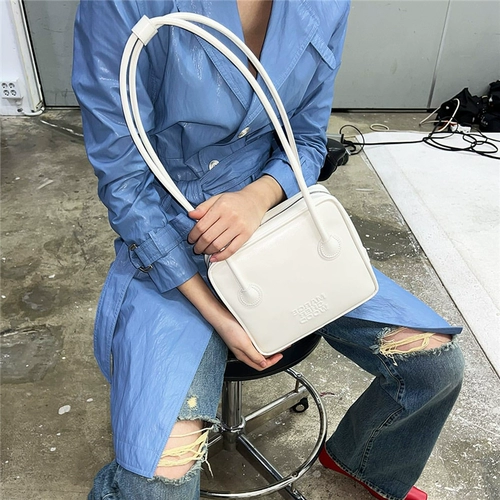 Кожаная сумка на одно плечо для отдыха, сумка подмышку, Южная Корея, изысканный стиль