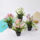 Floral home decorations simulated cherry blossom small potted plants