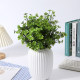 Simulated green plant handle bundle 7-pronged four-leaf clover plastic fake grass
