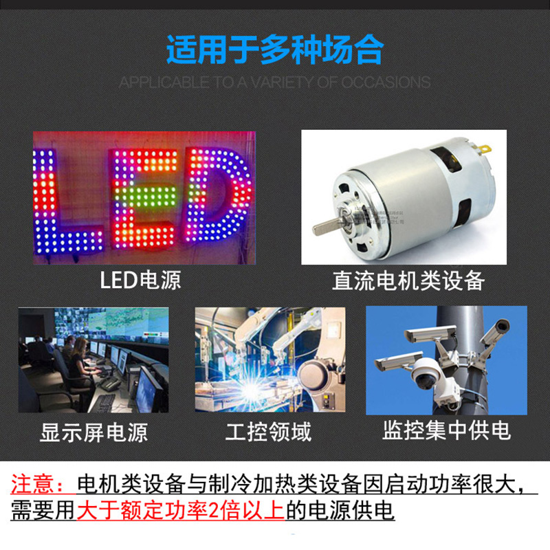 220伏转12V开关电源2A5A10A20A30A40A50A柜台LED灯监控直流变压器-图0