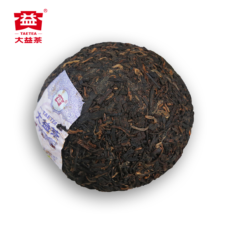 大益普洱茶 2022年2201批 团圆沱茶熟茶100g*5沱 茶叶 - 图1