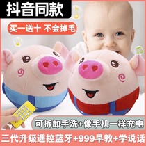 Baby baby toy puzzle 0 1 year old taught 3 6 6 months 2 above 8 children male and female children coaxing the pig