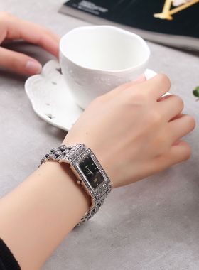 s925纯银手表泰国精工马赛克泰银