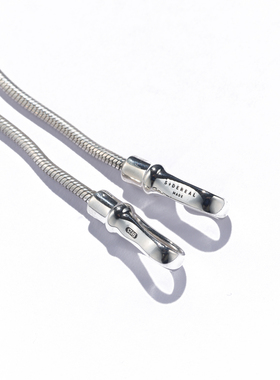 siderealmade弯曲十字星锁骨银项链 中性银饰