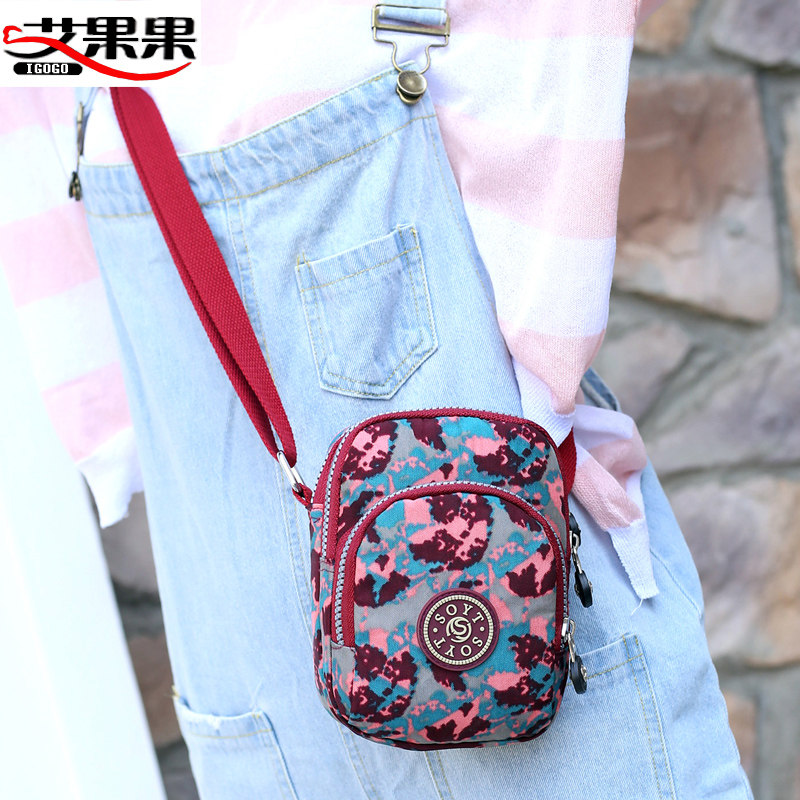 牛津布包女中老年妈妈迷你斜挎包 艾果果箱包女士包袋