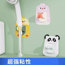 Shower head stand-free bathroom universal adjustable shower head hanging seat children shower lifting lever suction disc base