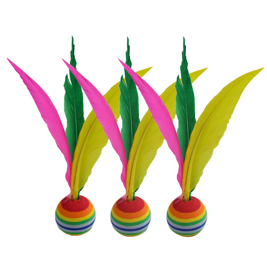 10只装 板羽球成人板球板羽球拍的三毛球 三毛球拍的毽球正品包邮