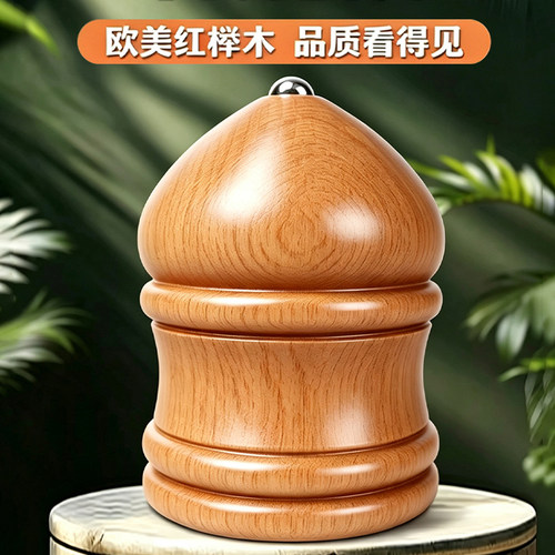 实木陀螺玩具儿童成人健身男孩冰嘎木头抽打专用老式带鞭绳子木质 - 图0
