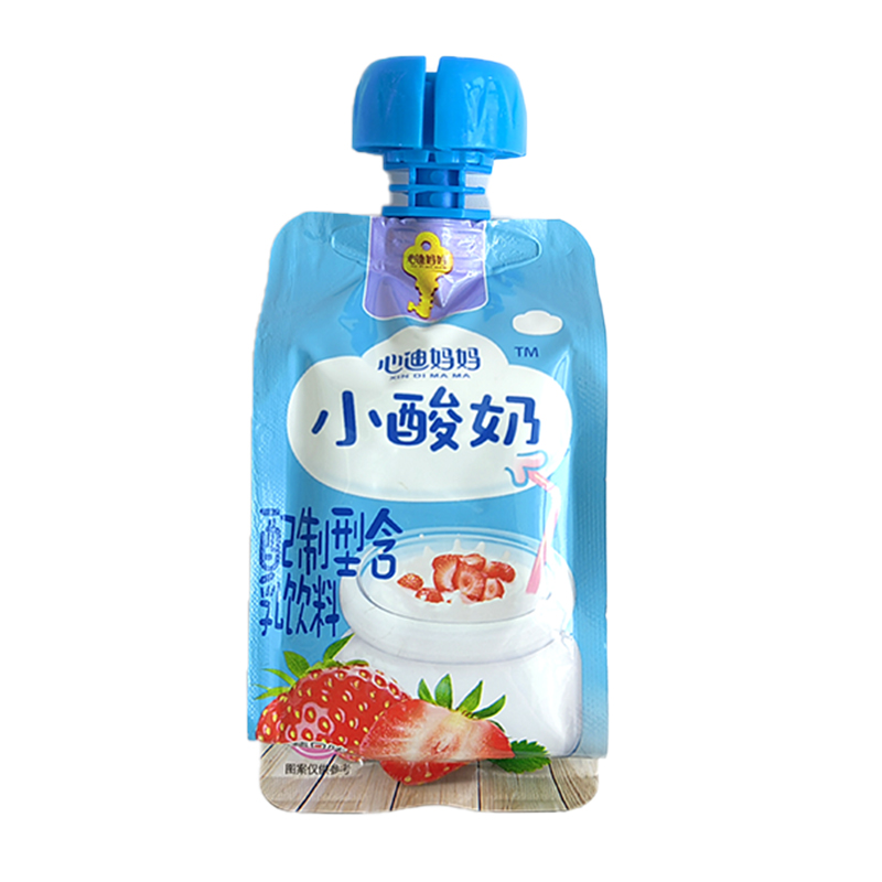 心迪妈妈小酸奶全脂乳粉益生菌儿童宝宝饮品原味草莓芒果味 - 图3