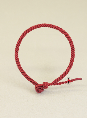 手工编织玉米结扣结可调节情侣