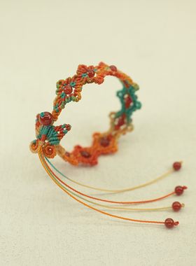 diy材料包手绳蜡线民族风情侣