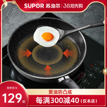 Supoir non-stick pan frying pan Home frying pan frying pan Pan Steak Pan Flat Bottom Pan Induction Cookware Gas Oven Versatile