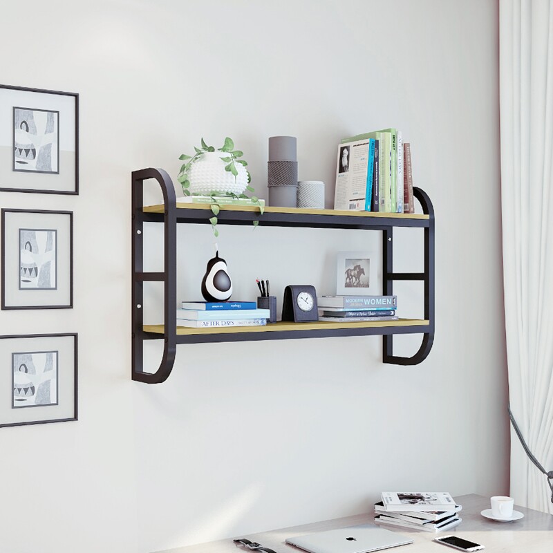 铁艺置物架墙上书架墙面隔板墙壁装饰壁挂挂墙厨房客厅卧室收纳架,淘宝优惠券,粉丝福利购,淘宝优惠卷