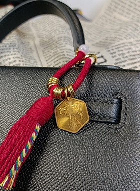 洞家原创 个性高级描金回流生肖 汽车包包挂件送礼礼品情侣吊坠