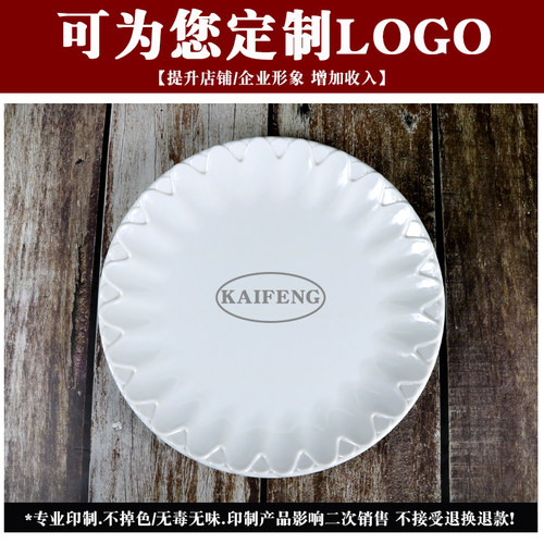 仿瓷密胺盘子餐具圆形自助餐商用圆盘塑料碟子火锅菜盘餐厅快餐盘 - 图2