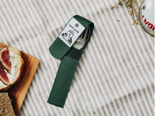 Япония Snowpeak Xuefeng Line Friends Little Bear Name Ultra-Light Titanium Fork Spoon Комбинация SCT-002LF