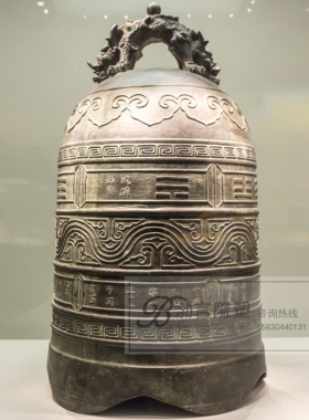 室内外铜钟渤言雕塑铸铁观赏复古