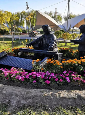 渤言雕塑玻璃钢观赏复古户外